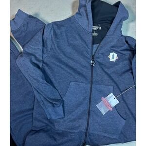 NWT Flyshacker Long Sleeve Hooded One Piece Outdoor Jumpsuit - Blue - L (14/16)